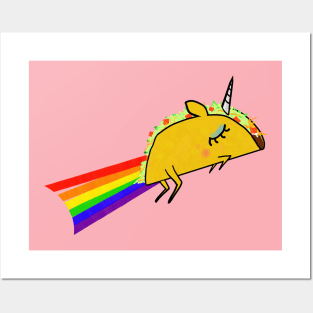 Taco Unicorn Posters and Art